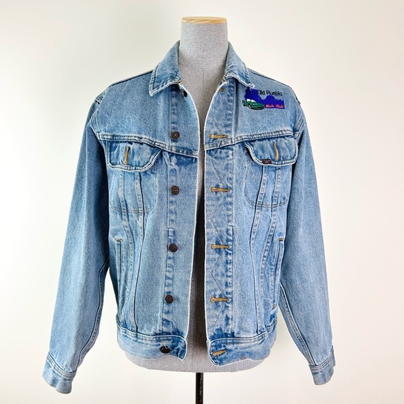 Vintage Lee Old Pueblo Miata Club 🚙 Denim Jacket - Picture 1 of 8